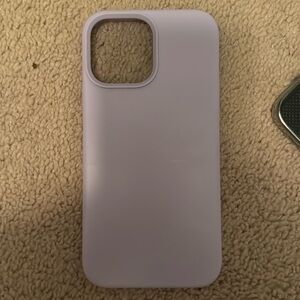 Silicone purple phone case iPhone 13 Pro Max